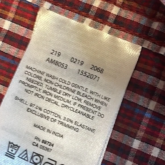 COLUMBIA LONG SLEEVE BUTTON DOWN O - Picture 5 of 5